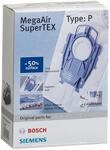 Siemens 4x Staubsaugerbeutel Typ P und 1x Microfilter MegaAir SuperTEX VZ41AFP, 99,9%