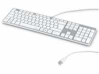 Hama PC Tastatur, kabelgebunden (USB Tastatur, geräuscharm, Ultra Slim Design,