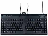 Kinesis KB800PB-DE-20 Freestyle Tastatur (QWERTZ, Größe: XL) schwarz