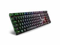 Sharkoon PureWriter RGB Mechanische Low Profile-Tastatur (RGB Beleuchtung, rote