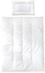 roba Kindersteppbett - Kinder Bettdecke 100 x 135 cm + Kissen 40 x 60 cm - Baby Set