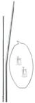 roba Himmelstange f&uuml;r Babybetten - Universal Himmelhalter in Wei&szlig; - Zubeh&ouml;r...