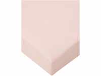 Pinolino 540004-7 - Spannbetttuch für Wiegen, Jersey, rosa