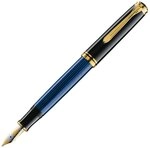 Pelikan 986646 Kolbenf&uuml;llhalter Souver&auml;n M 800 mit Bicolor-Goldfeder 18-K/750