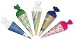 ROTH 5er Set Schult&uuml;ten klein zum Schulwechsel 15cm rund mit Kreppverschluss