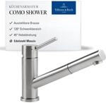 Villeroy & Boch Como Shower K&uuml;chenarmatur, Hochdruck, Wasserhahn K&uuml;che mit