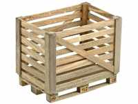 Carson 500907609 1:14 Holzgitterbox auf Europalette - Modellbau, Zubehör für
