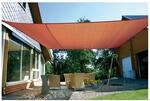 Eduplay Sonnenschutz Sonnensegel, 6x4m, Rechteck, rost