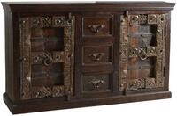 SIT-M&ouml;bel Almirah 5103-30 koloniales Sideboard, 2 T&uuml;ren & 3 Schubladen, recyceltes