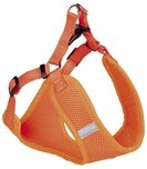 Nobby Geschirr Mesh Reflect, neon orange B: 10mm, L: 28-33cm + 32cm, 1 St&uuml;ck