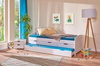 Inter Link - Funktionsbett - Kinderbett - Einzelbett mit Stauraum - Bett mit