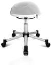 Topstar Rollhocker Sitness Half Ball wei&szlig;