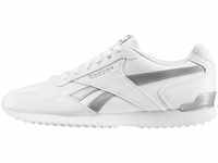 Reebok Damen ROYAL Glide Ripple Clip Sneaker, White White Silver Met, 37 EU