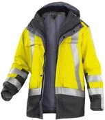 K&Uuml;BLER Workwear | SAFETY 8 Parka PSA 3 | warngelb/anthrazit | Gr&ouml;&szlig;e S