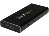 StarTech.com USB 3.1 (10Gbit/s) mSATA Festplattengehäuse - Aluminium - Externes