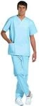 OP-Hose - Damen und Herren Hose mit Rundumgummizug - in vielen Farben, Hellblau...