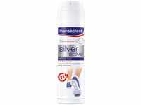 Hansaplast Silver Active Fußspray (150 ml), Fußdeo Anti-Transpirant mit 72 h Schutz