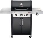 Char-Broil Professional 3400B - 3 Brenner Gasgrill mit Seitenbrenner, Schwarz