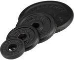 Energetics Hantelscheibe Guss 2 x 2.5 kg, Schwarz, One Size, 108792