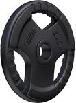 GORILLA SPORTS&reg; Hantelscheiben - Einzeln 1,25-25kg / Set 30kg, 50mm, Gummi, mit