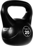MOVIT Kettlebell BASIC BLACK, Kugelhantel mit Bodenschonender Kunststoffh&uuml;lle, 1 bis