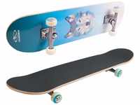 HUDORA Skateboard Wolf Insinct - Modernes Board mit Aufdruck - Kinder und...