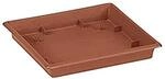 Emsa Untersetzer f&uuml;r Terra Grande Blumenk&uuml;bel, 25 x 25 cm, Kunststoff, Terrakotta,