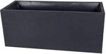 EDA Pflanzkasten 'Graphit Hutch', anthrazit, ca. 99,5 x 39,5 x H 43,5 cm