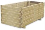 vidaXL Holz Garten Hochbeet Pflanzkasten Blumenkasten Blumenk&uuml;bel Gem&uuml;sebeet