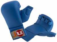 Ju-Sports Karate Handschuhe - blau, Kunstleder I Gepolsterter Hände Schutz für