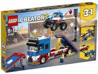 LEGO® Creator 3-in-1 Stunt-Truck-Transporter (31085) kreatives Kinderspielzeug