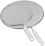 Metaltex 209703080 Spritzschutz verzinnt, 2 Einheiten, 2-er Set, aluminium
