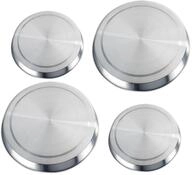 Herd-Abdeckplatten Edelstahl 4er Set