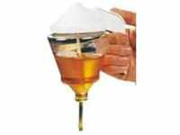 Fackelmann Honigspender, Honigtopf, Sirupbehälter zum Servieren von Honig und Sirup