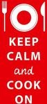 WENKO Glasr&uuml;ckwand Keep Calm - Spritzschutz, Geh&auml;rtetes Glas, 70 x 60 cm,