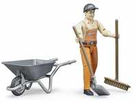 bruder 62130 - Bworld Figurenset Kommunalarbeiter - 1:16 Mensch Spielzeug-Figur