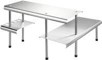 Maximex K&uuml;chen-Eckregal Massivo Trio mit 3 Ablagen, ideal f&uuml;r Kr&auml;uter, Gew&uuml;rze