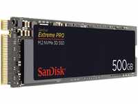 SanDisk Extreme PRO M.2 NVMe 3D SSD 500 GB interne SSD (Lebensdauer von bis zu 300