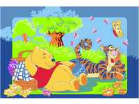 Associated Weavers W43 Disney Winnie The Pooh Winnie's Picnic Teppich 95 x 133...