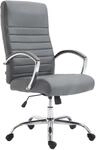 CLP B&uuml;rostuhl ergonomisch Valais Kunstleder, moderner Schreibtischstuhl,
