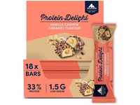 Multipower Protein Delight Eiweißriegel – 18 x 35 g Protein Riegel Box (630 g) –