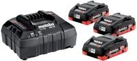 metabo Basis-Set 3 x LiHD 4,0 Ah &ndash; 685132000 &ndash; Akkuset f&uuml;r effizientes und
