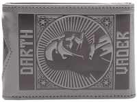 Star Wars Geldbörse Darth Vader Brieftasche 12 x 8,8 x 1,5 cm grau schwarz