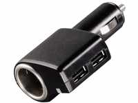 Hama USB-Kfz-Ladegerät Triple Power, 13A Buchse und 2x 2,1A USB A Buchse,