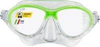 Cressi Moon Schnorchelmaske f&uuml;r Kinder, Transparent/Lime, Mask