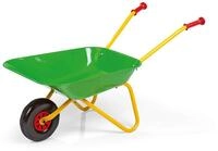 rolly toys 271801 - Schubkarre aus Metall gr&uuml;n/ gelb, 80cm