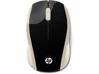 HP 200 (2HU83AA) kabellose Maus (1.000 dpi, 3 Tasten, Scrollrad, USB dongle) schwarz