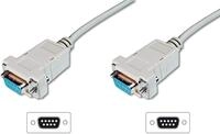 DIGITUS Nullmodemkabel RS-232 &ndash; D-Sub 9 Buchse-Buchse &ndash; Gekreuzte...