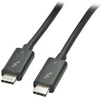 LINDY 41555 Thunderbolt 3 Kabel, 0,5m schwarz