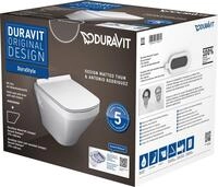 Duravit DuraStyle Compact Wand-WC Duravit Rimless Set, 45710900A1